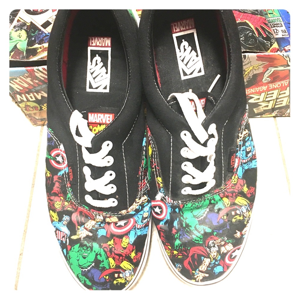 Marvel comic vans size 10.5